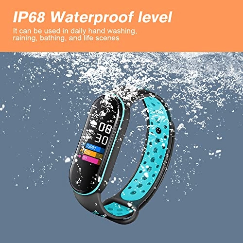 Fitness Tracker - Heart Rate Monitor Sleep Monitor 3ATM Waterproof