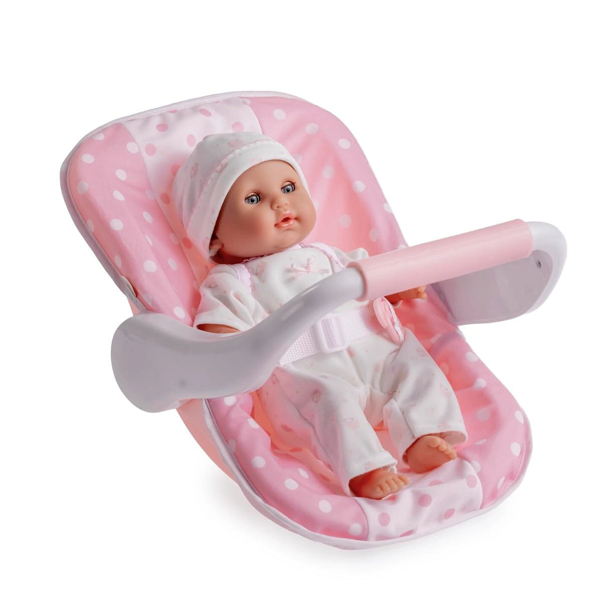 JC Toys Soft Body Baby Doll - 12.5” Multi-Position Carrier Pink Ages 2+