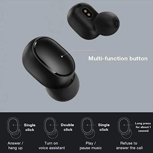 (Renewed) True Wireless Earbuds Basic Wireless Earbud