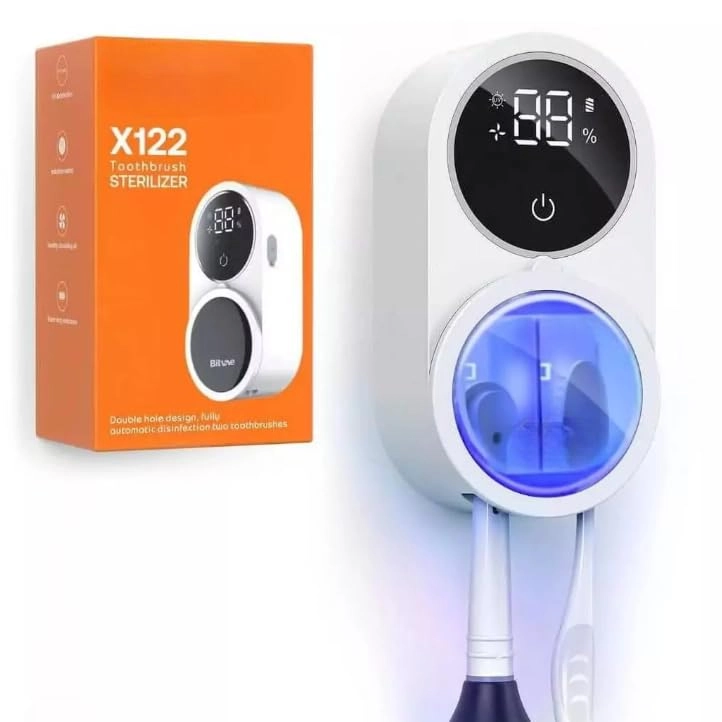 Generic X122 - UV-C Wall-Mounted 2 Toothbrush
