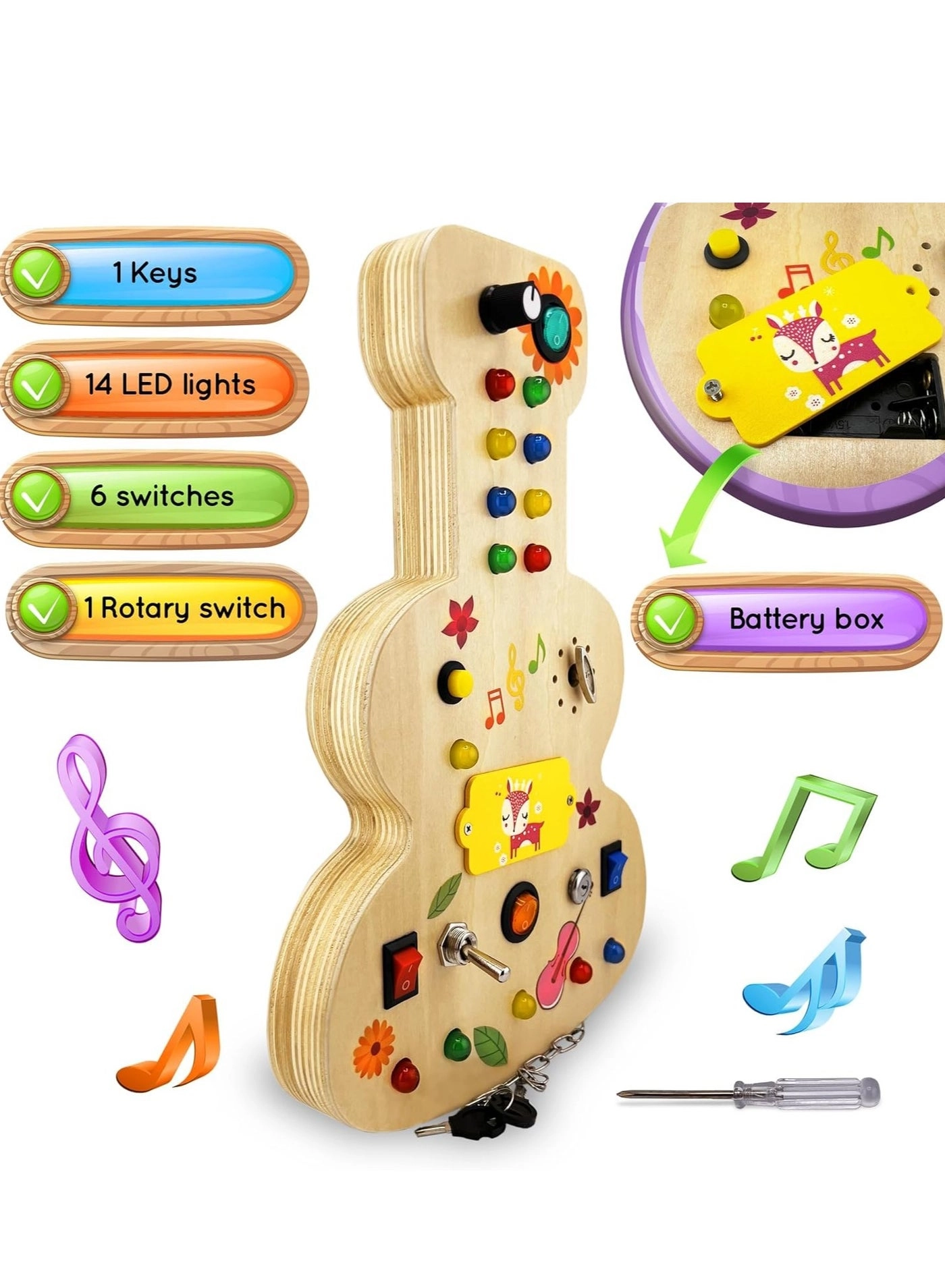 Montessori Busy Board - 3-5