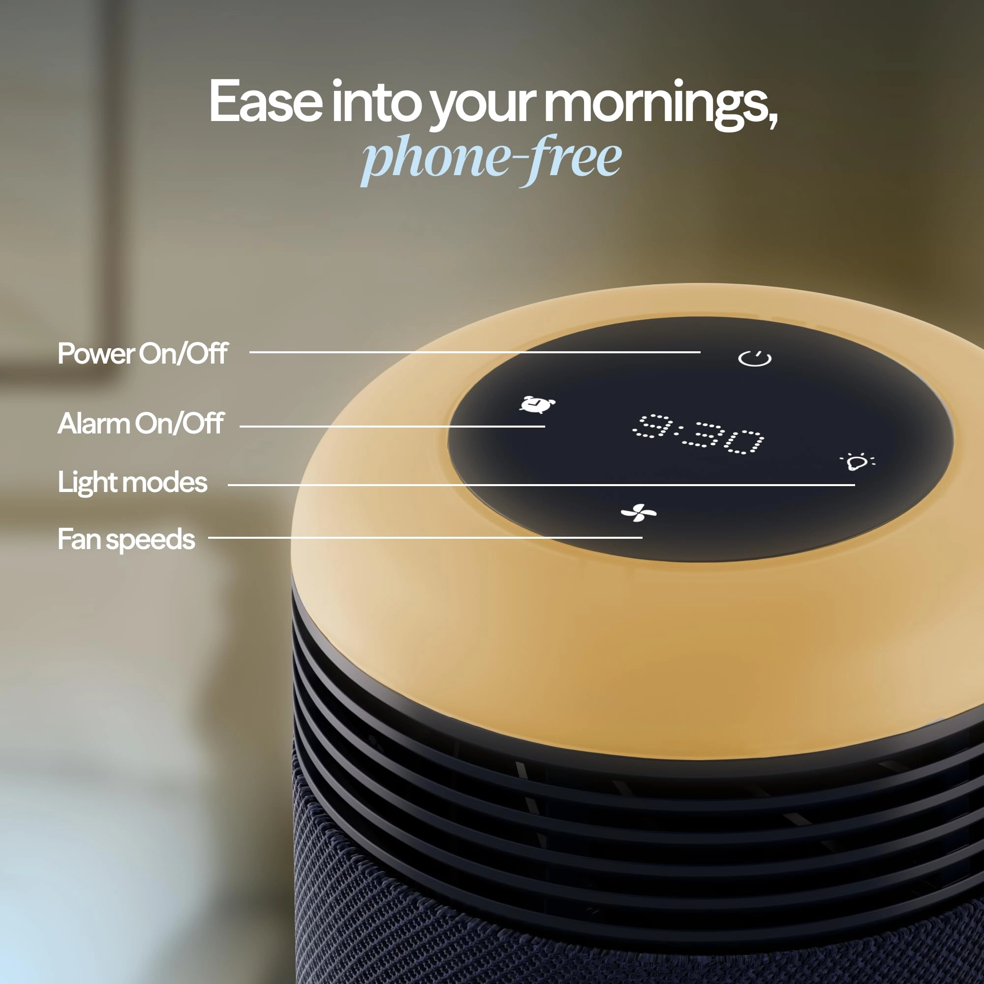 Mini Restful - HEPASilent Wake-Up Light USB-C Charging