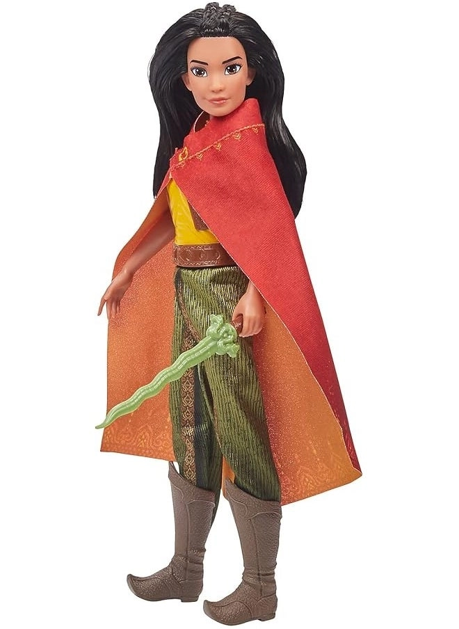 Raya Fashion Doll - 5 points of articulation long, brown hair Ages 3+