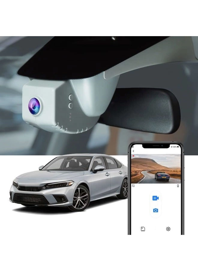 FITCAMX Dash Cam - 4K 30FPS for Honda Civic 2022-2025