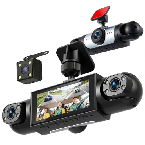 360° 4 Channel Dash Cam - 1080P+3*480P