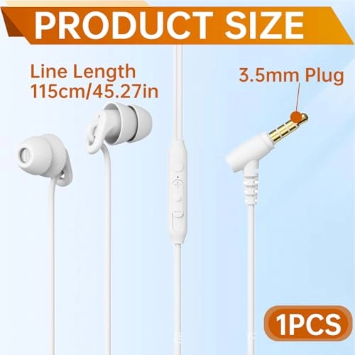 Sleeping Headphones Wired Earbud