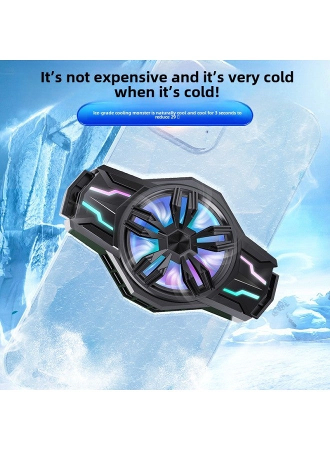 Loquat F18 Air-cooled Mobile Phone Radiator - Super Large Air Volume Silent High Performance