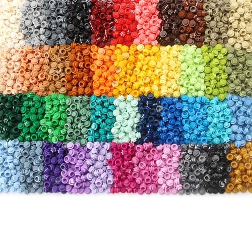 1x1 Building Toys - 2200pcs Multicolored-a-22 Colors