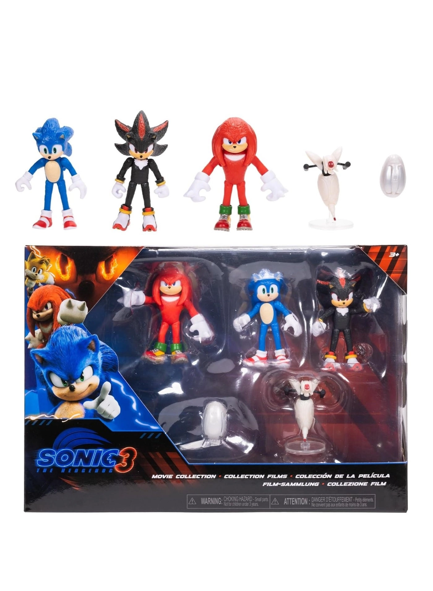 3 Movie - Sonic + Knuckles + Shadow 3 pcs