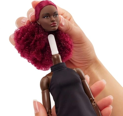 Barbie Basics Model 3 - Red Curls Black Mini Dress Ages 72+