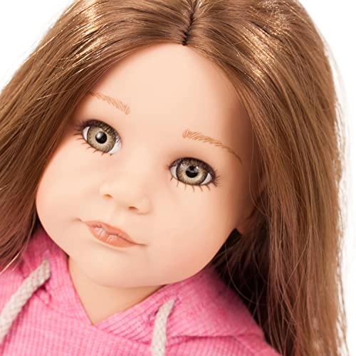Hannah Standing Doll - 50 cm Brown Hair Olive Eyes Set
