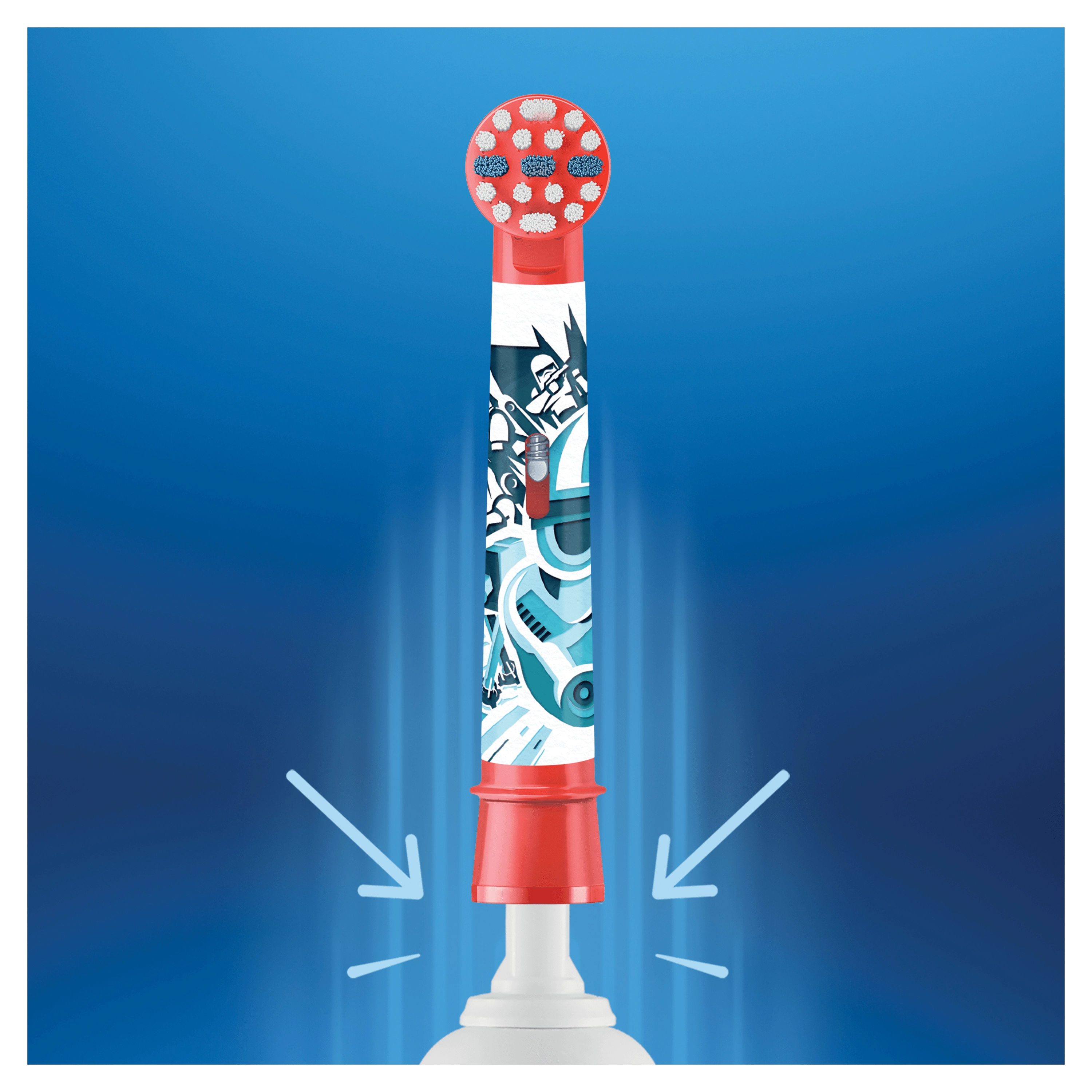 Kids Electric Toothbrush Heads - Pack of 8 Extra Soft Star Wars
