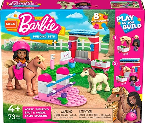 Horse Jumping - 1 Micro-Doll 1 Horse 1 Pony
