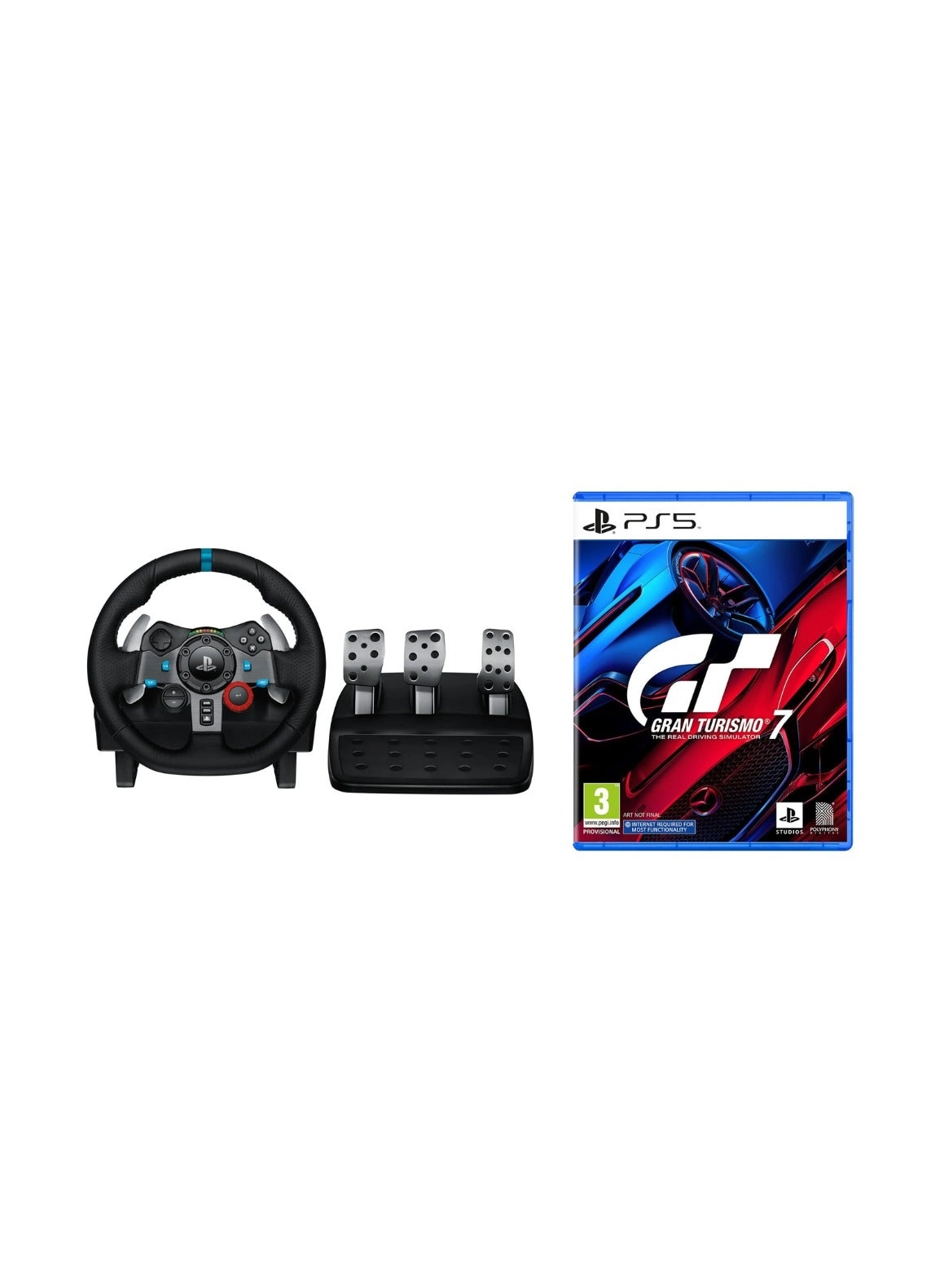 Logitech G29 Racing Wheel & Pedals - PS5