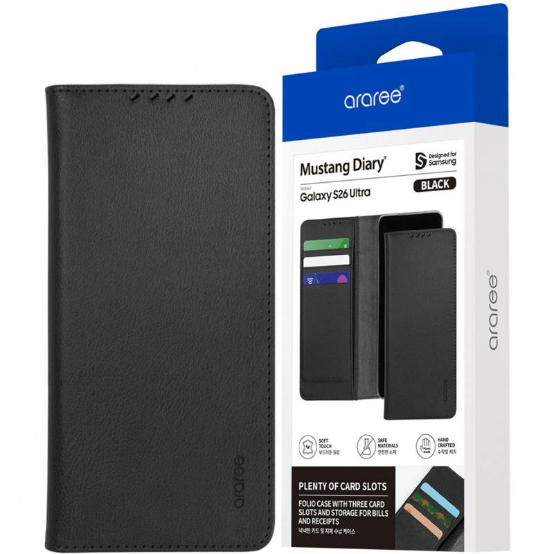 Mustang Diary - Vegan Leather Flip Cover Mobile Case