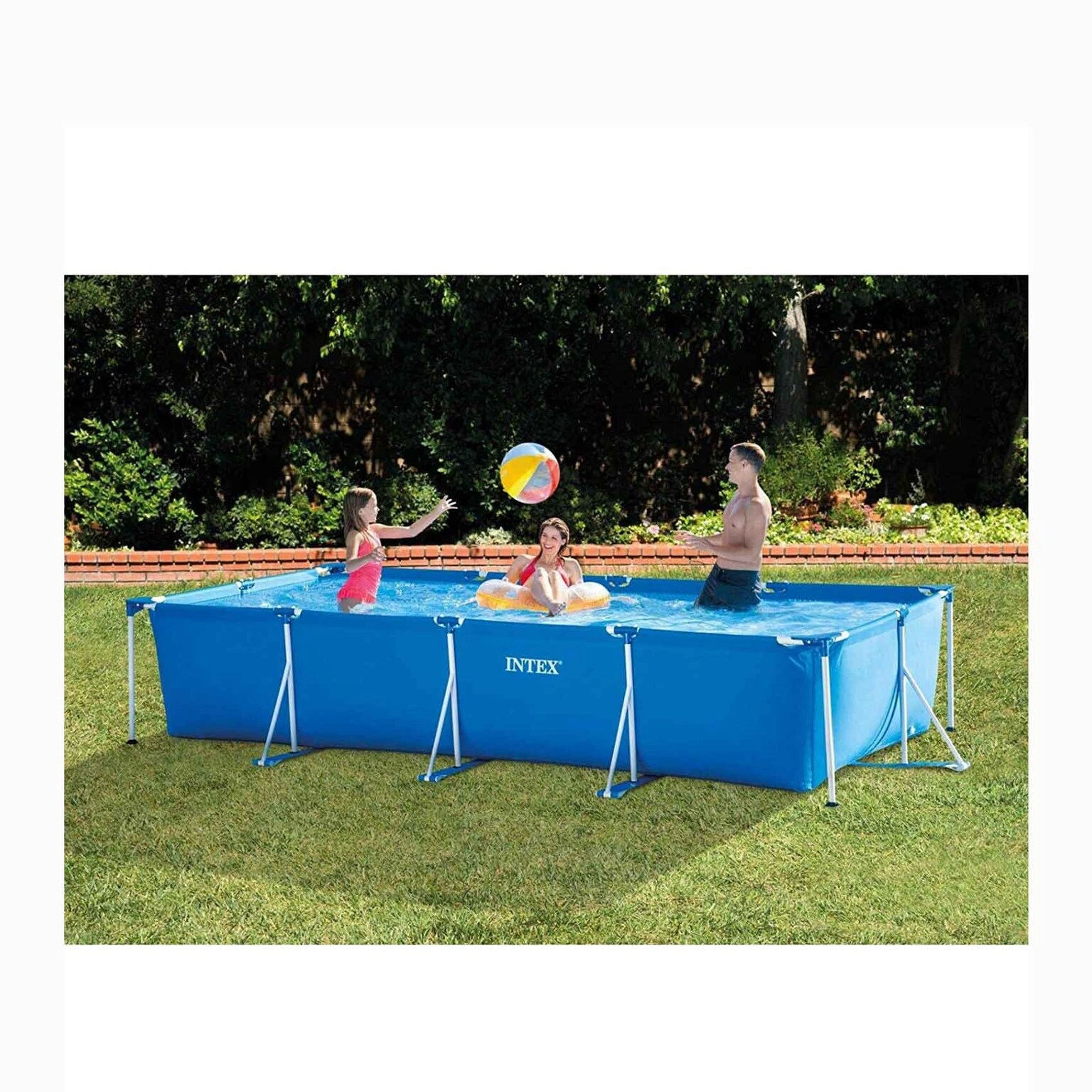 Rectangular Frame Pool - 450cm 220cm 84cm Blue