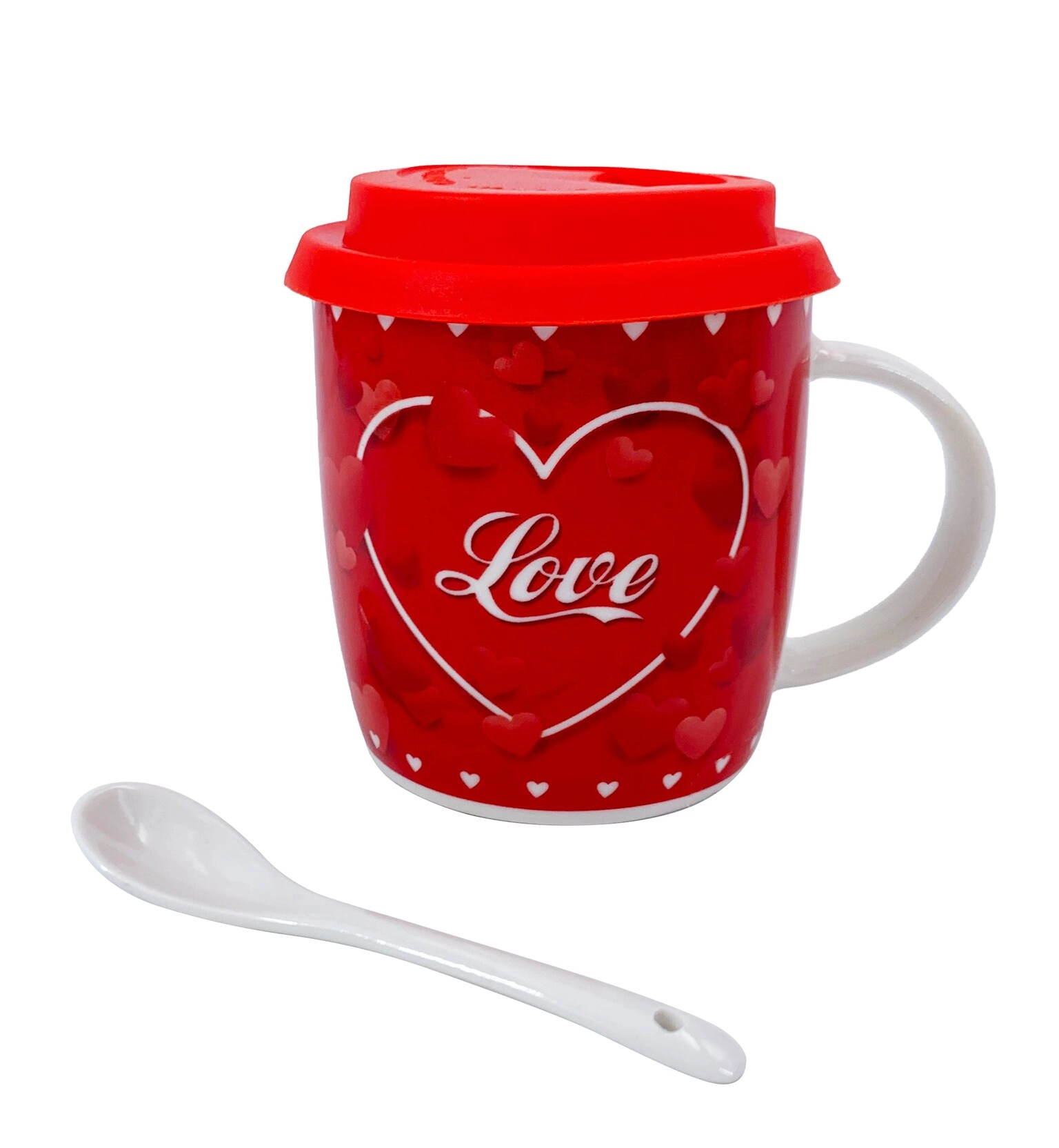 Party Zone Valentine Mug - with Lid