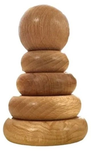 Edu Fun Stacking Rings - Suitable for 12 months and above 5 Pcs