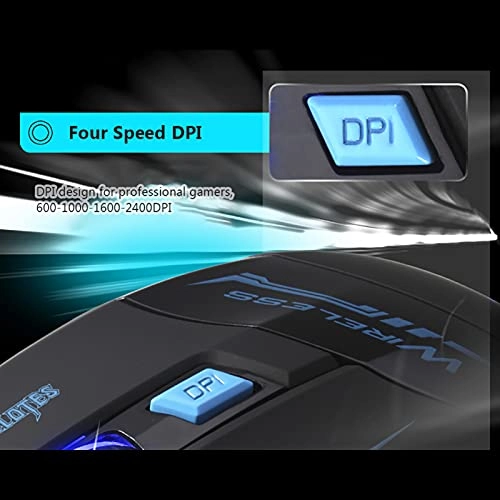 F14 LED Optical Mouse - Wireless