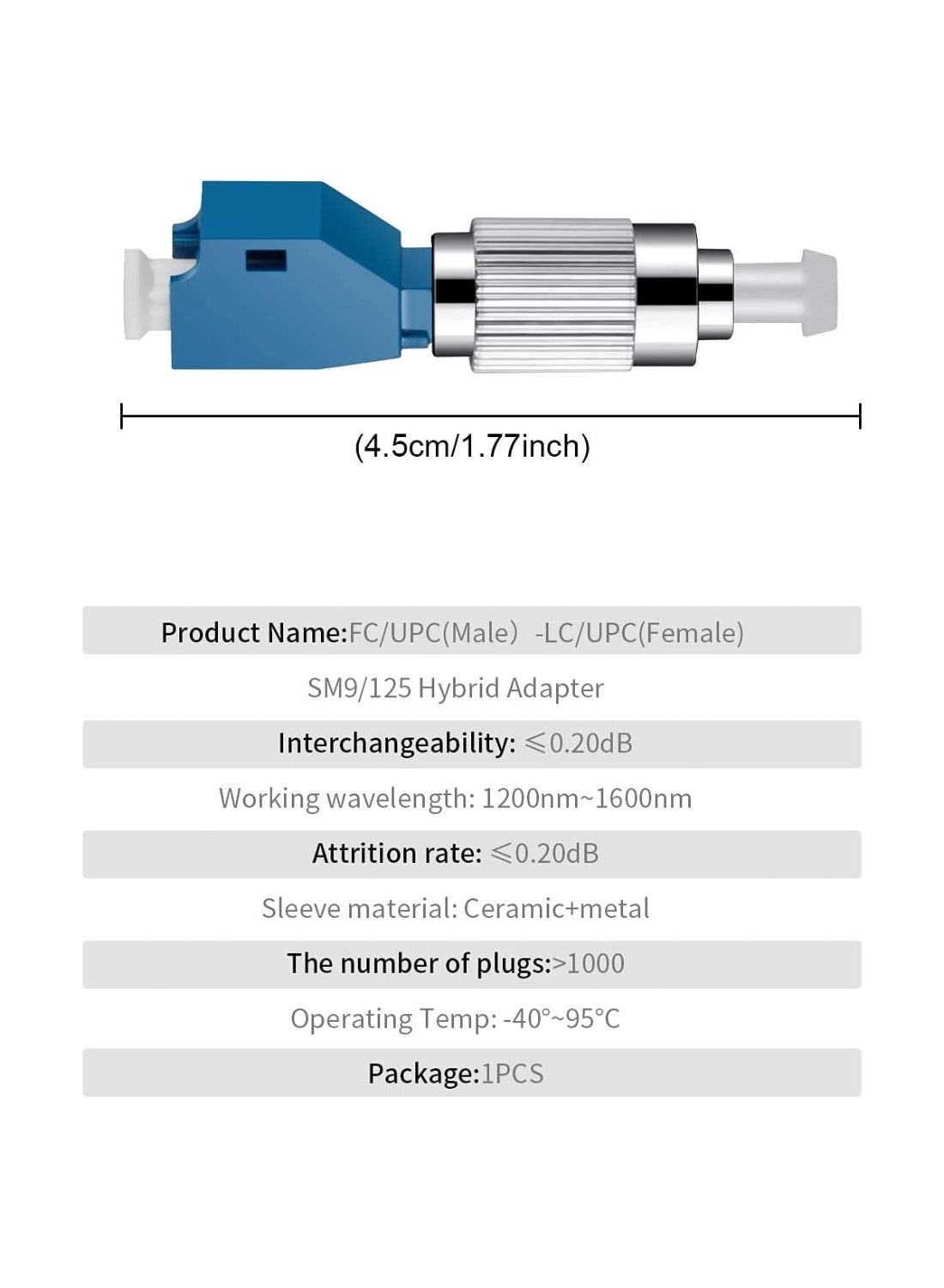 Visual Fault Locator - LC/FC/SC/ST continuity checking
