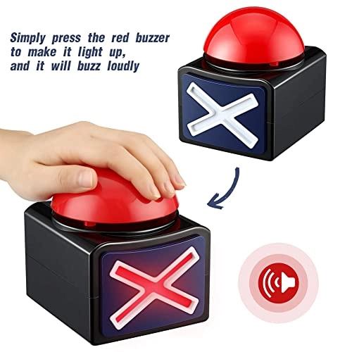 Game Answer Buzzer - 5 years 4 pieces