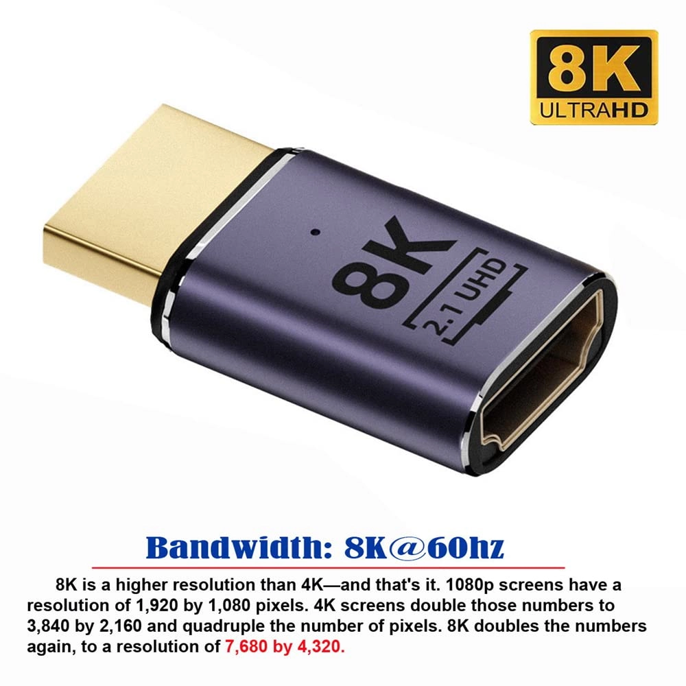 8K HDMI Adapter with Ethernet
