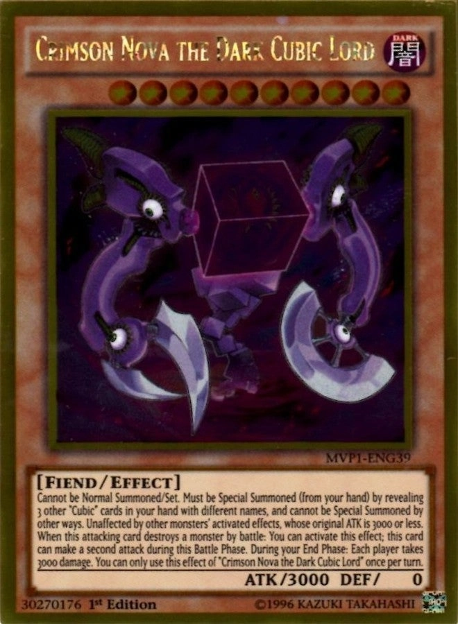 Yu-Gi-Oh! Crimson Nova The Dark Cubic Lord MVP1-ENG39 - ENG