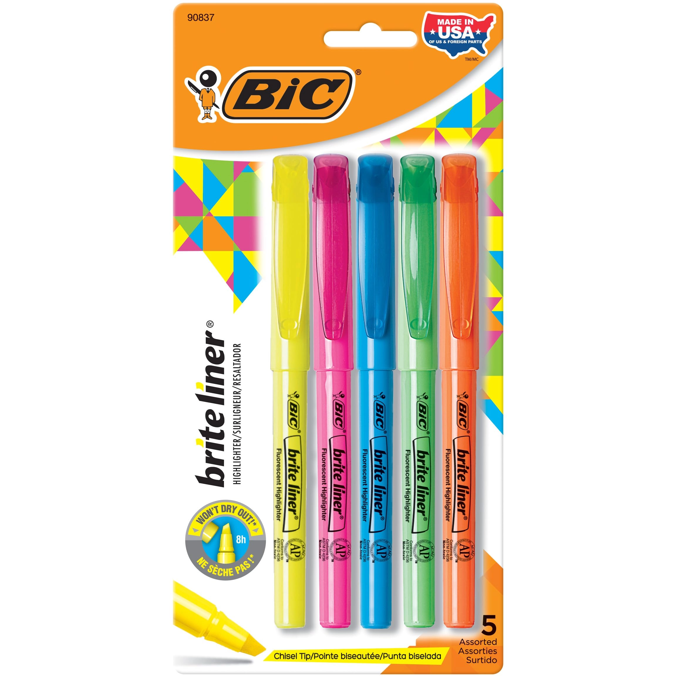 BriteLiner - Yellow Chisel