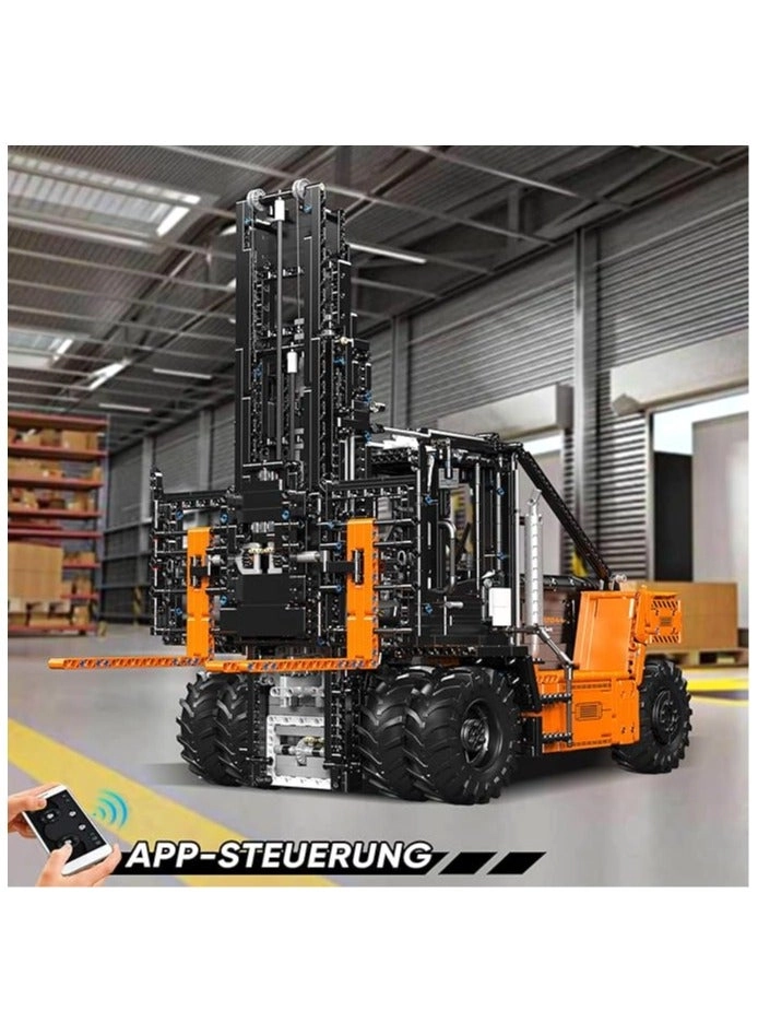 Heavy Duty Forklift Building Block Kit Truck (17044) - Construction