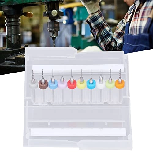 Mini Drill Bit - 10 x Tungsten Steel 0.3-1.2mm