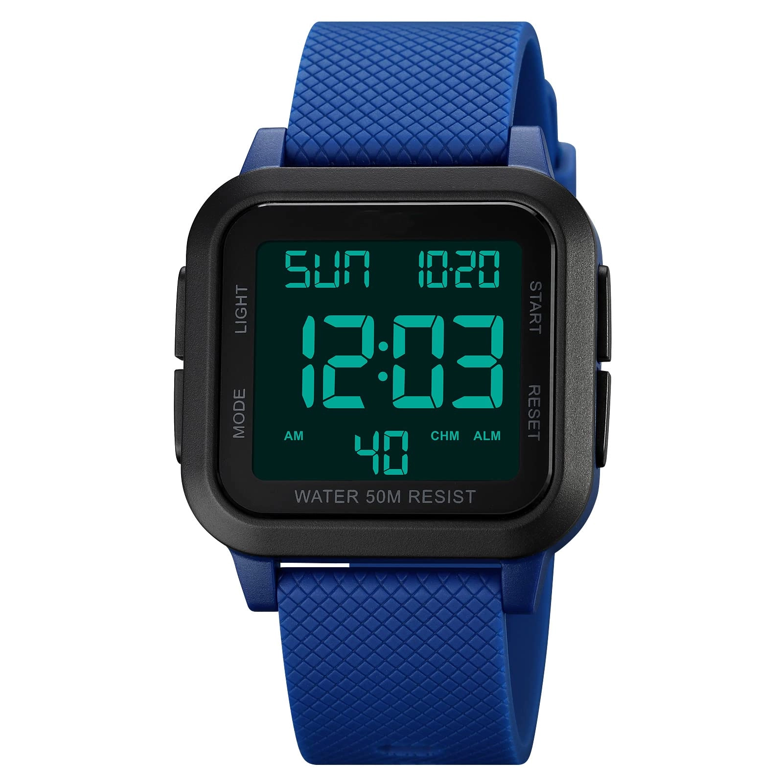 Forrader Sport Digital Watch 40mm Acrylonitrile Butadiene Styrene
