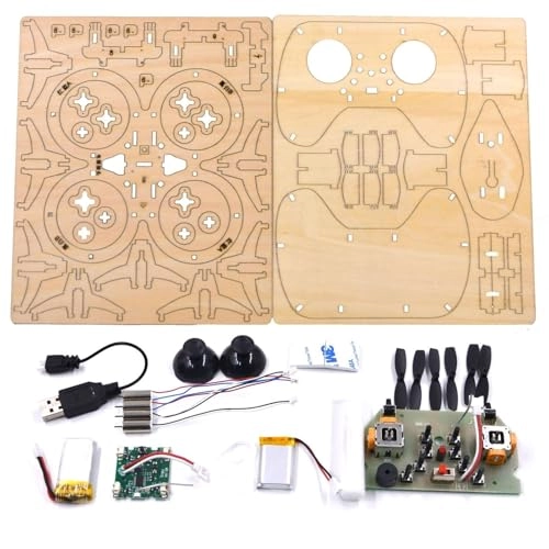 Wooden RC Quadcopter Drone Kit