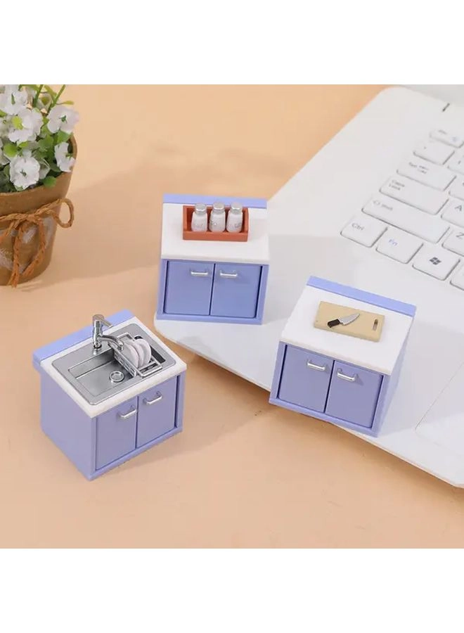 Generic Miniature Realistic Plastic Kitchen Scene