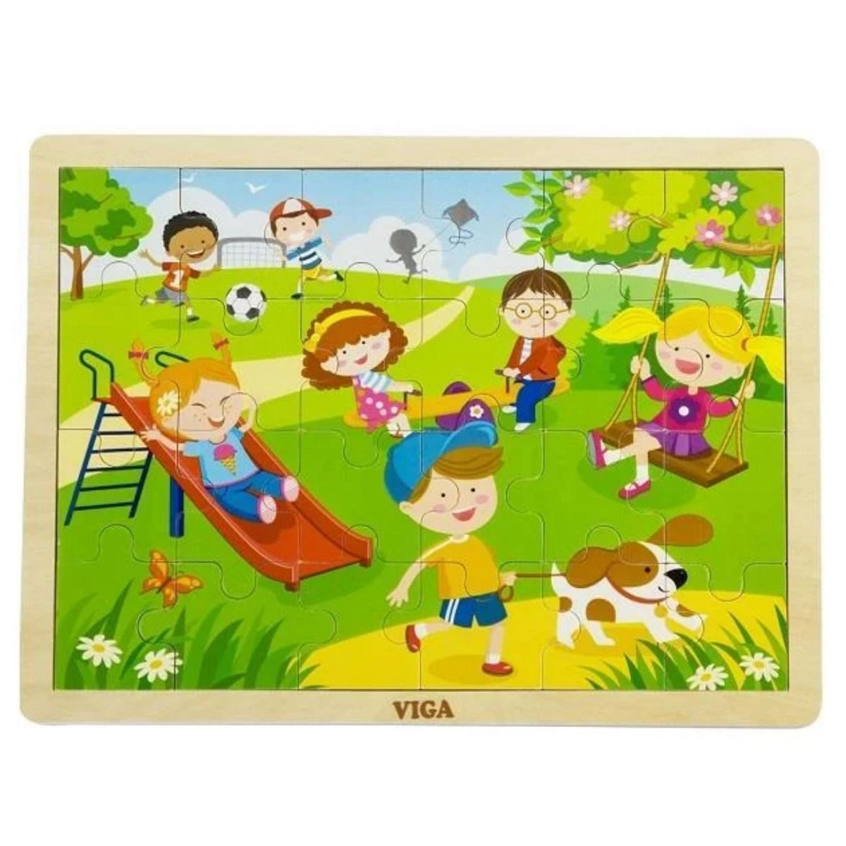 VIGA Season Puzzle - 3 + 24 pieces