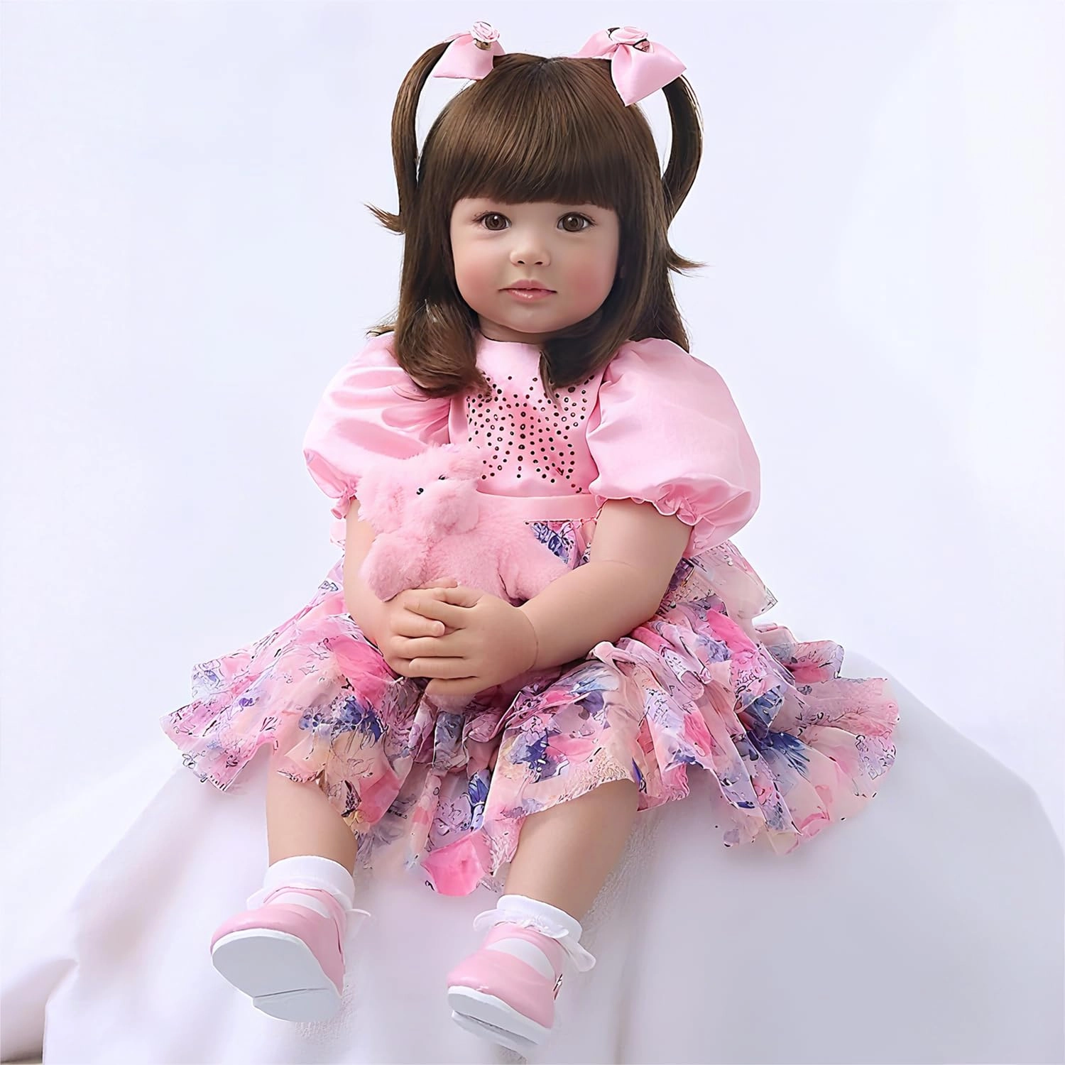 Reborn Baby Doll - 24 Inch Vinyl Silicone Girl Ages 3+