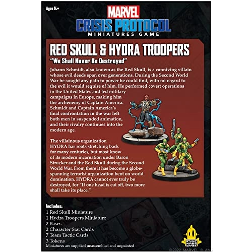 Marvel: Crisis Protocol: Red Skull & Hydra Troopers Character Pack