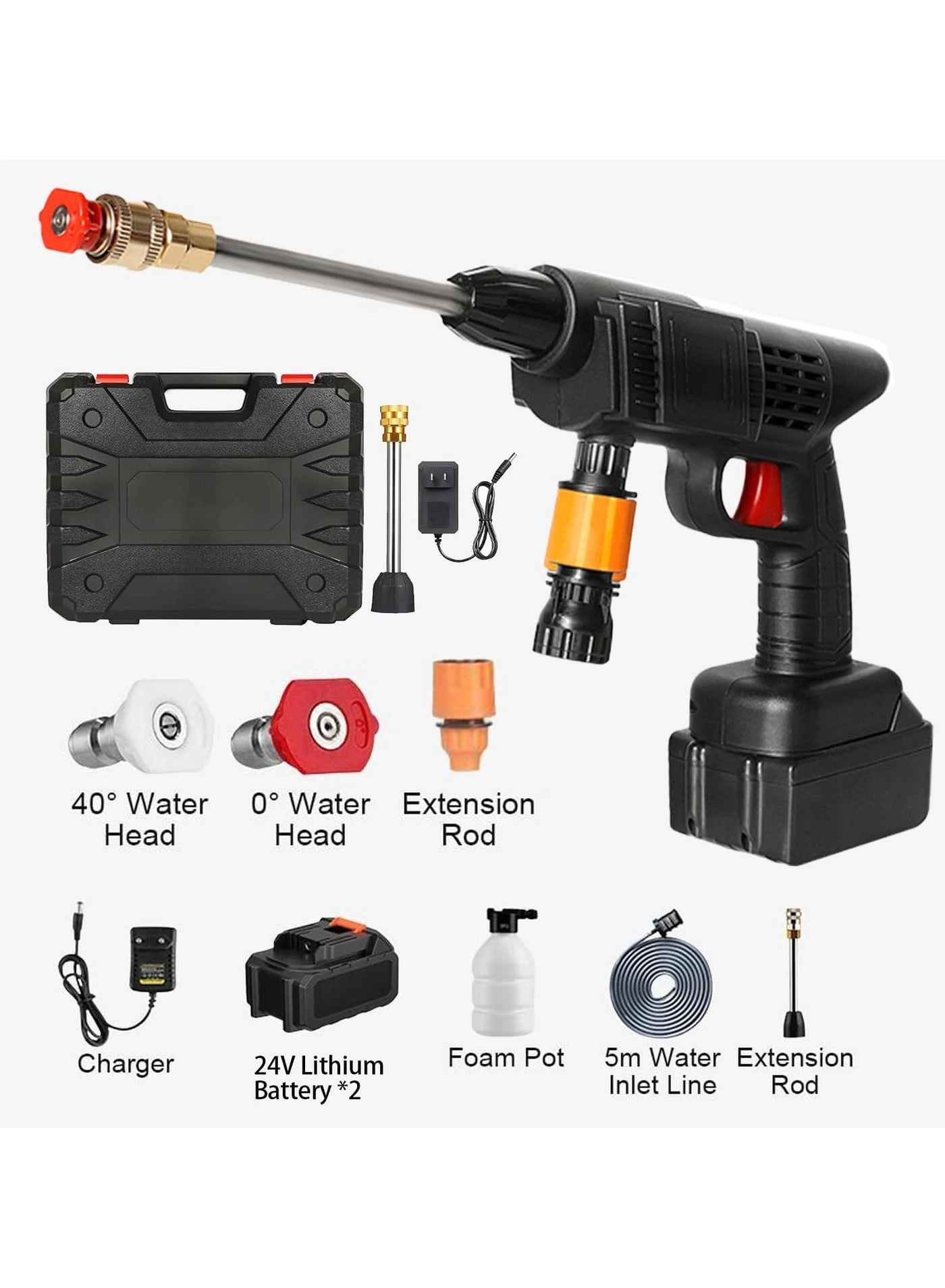 PowerWash Duo - 68V Dual Battery 5m Hose