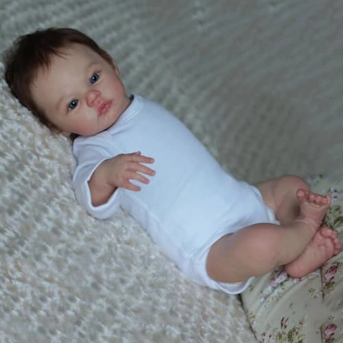 Reborn Baby Doll - 19 Inch Silicone Girl Ages 3+