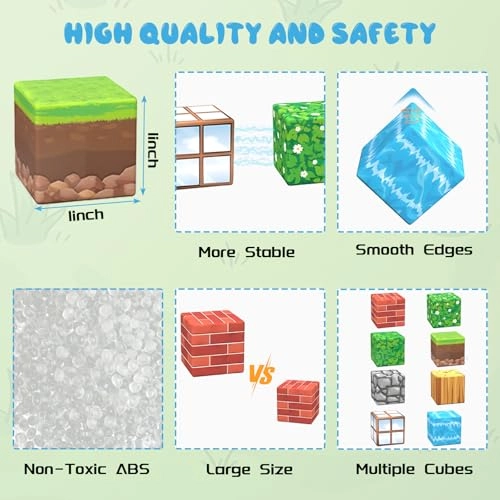 Magnetic Building Blocks - 100 pcs