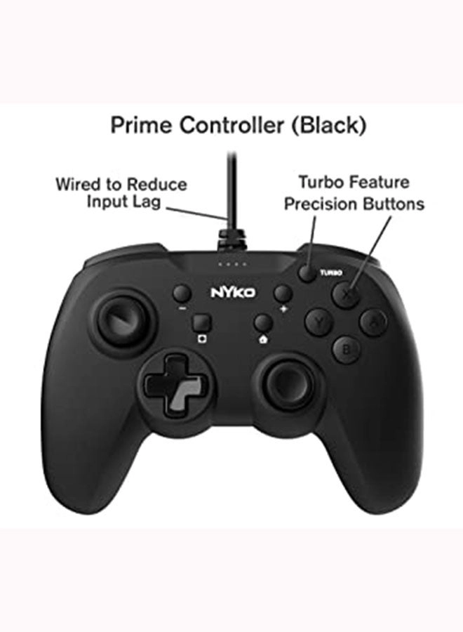Nintendo Switch Prime Wired Controller Black