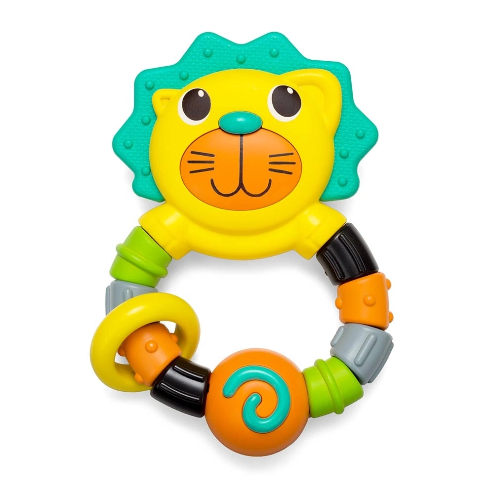 Infantino Bendy Lion - Soft natural rubber 3 months & above
