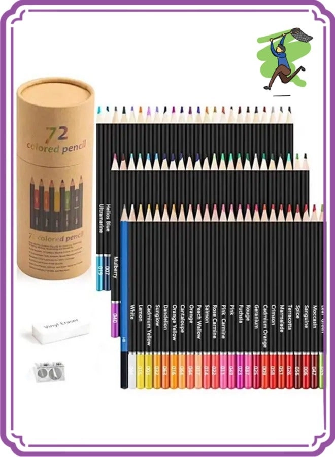 Coloured Pencils - 72 Pcs