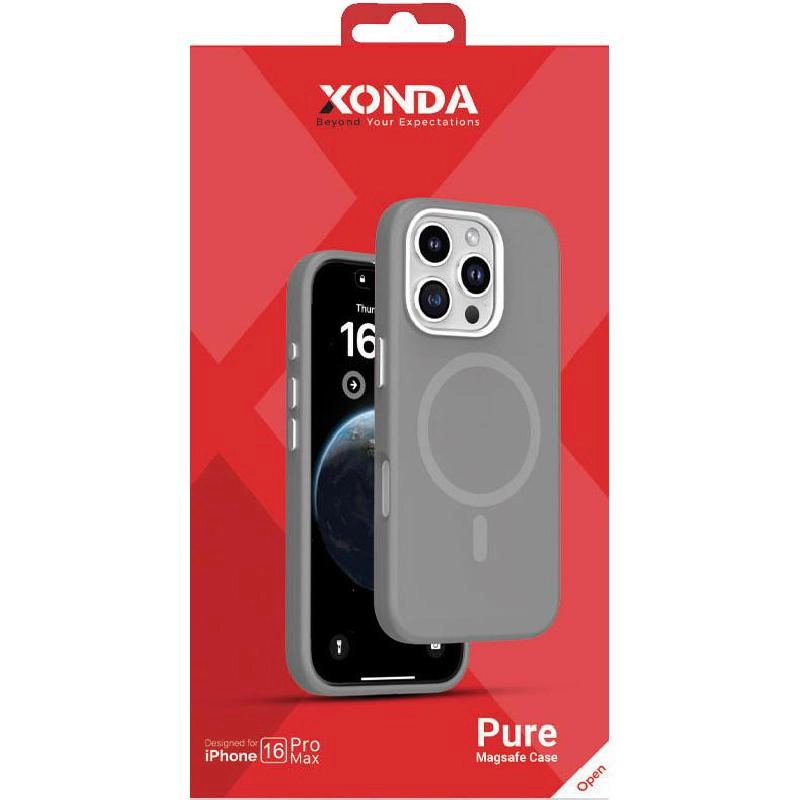 Pure - Rubber Coating Back Cover Mobile Case with MagSafe for iPhone 16 Pro Max