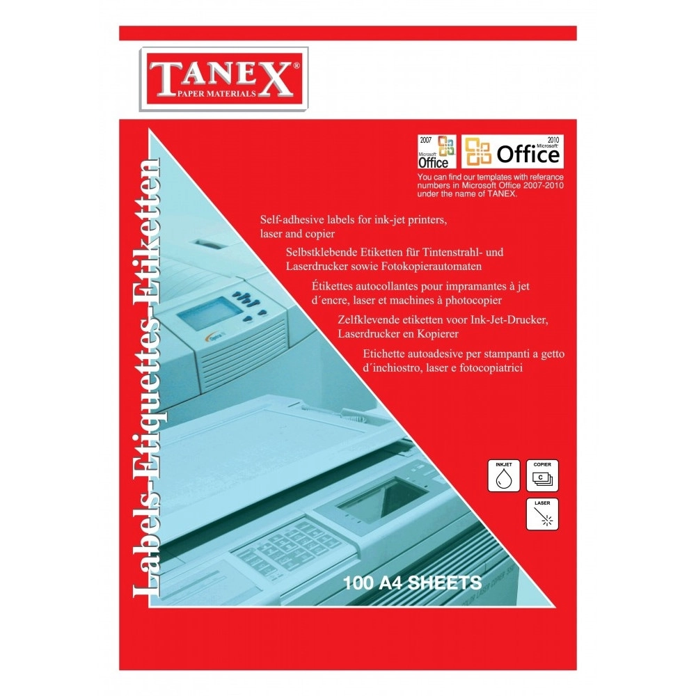Tanex Multi Purpose Label - 12 A4