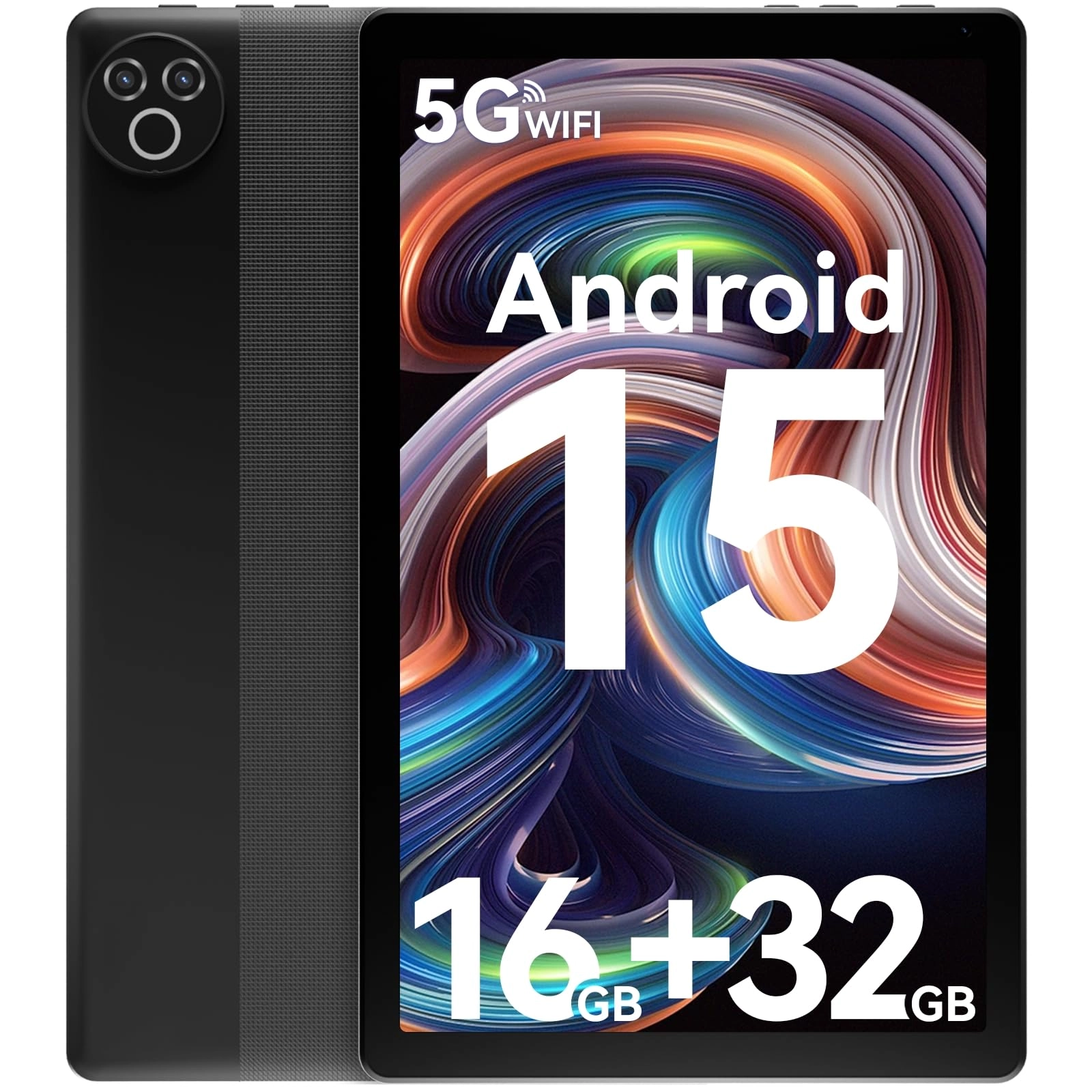 Evermyth Tablet 10 Inch Android 15 OS GMS Certified Tablets PC - 32GB 10"