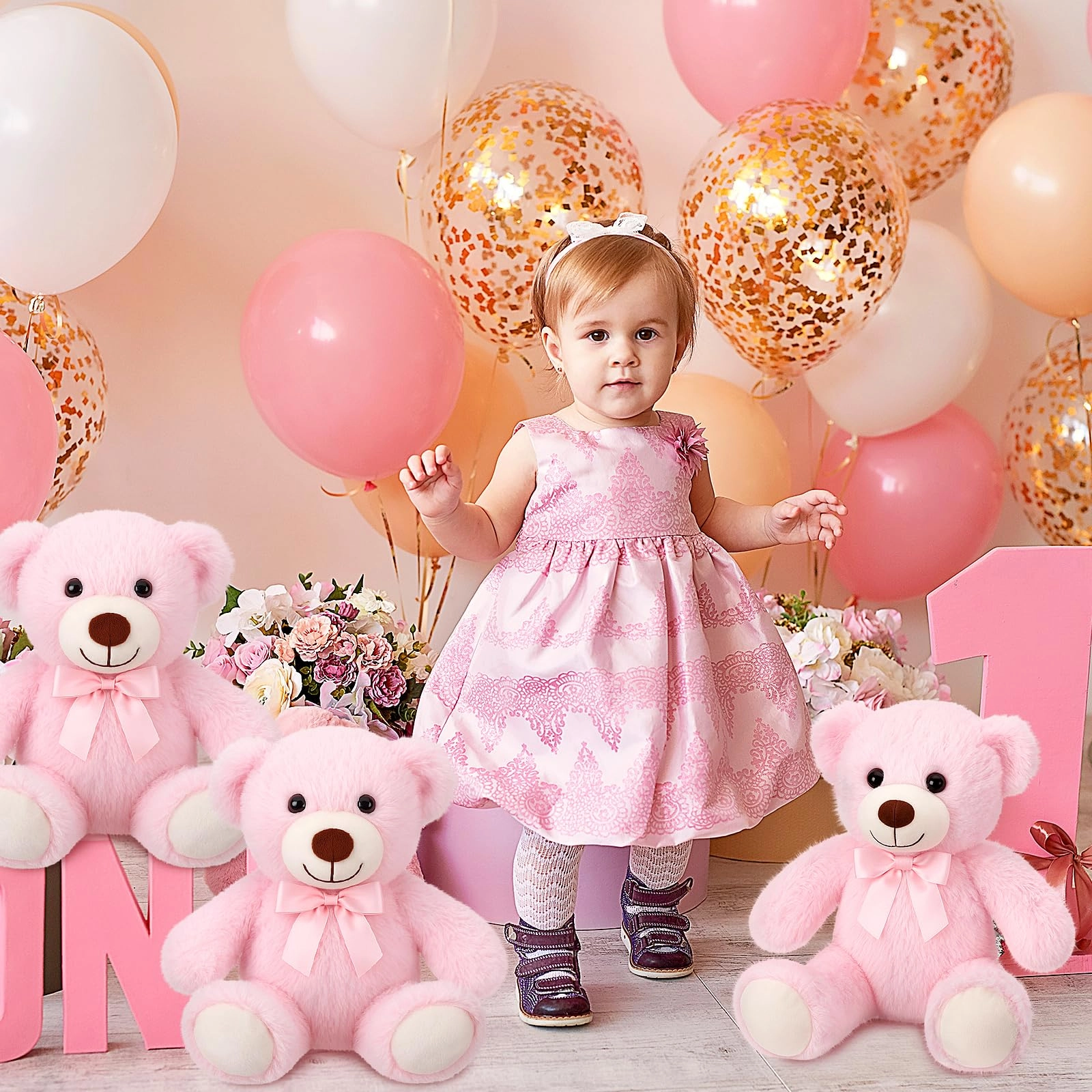 Teddy Bears - 35 cm 4 Pack