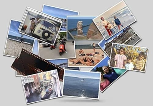 Analogue 35 mm Small Film Photo Camera - Brown + Colour Pictures Film - coloured + Battery - 1 AAA + Complete Development Film