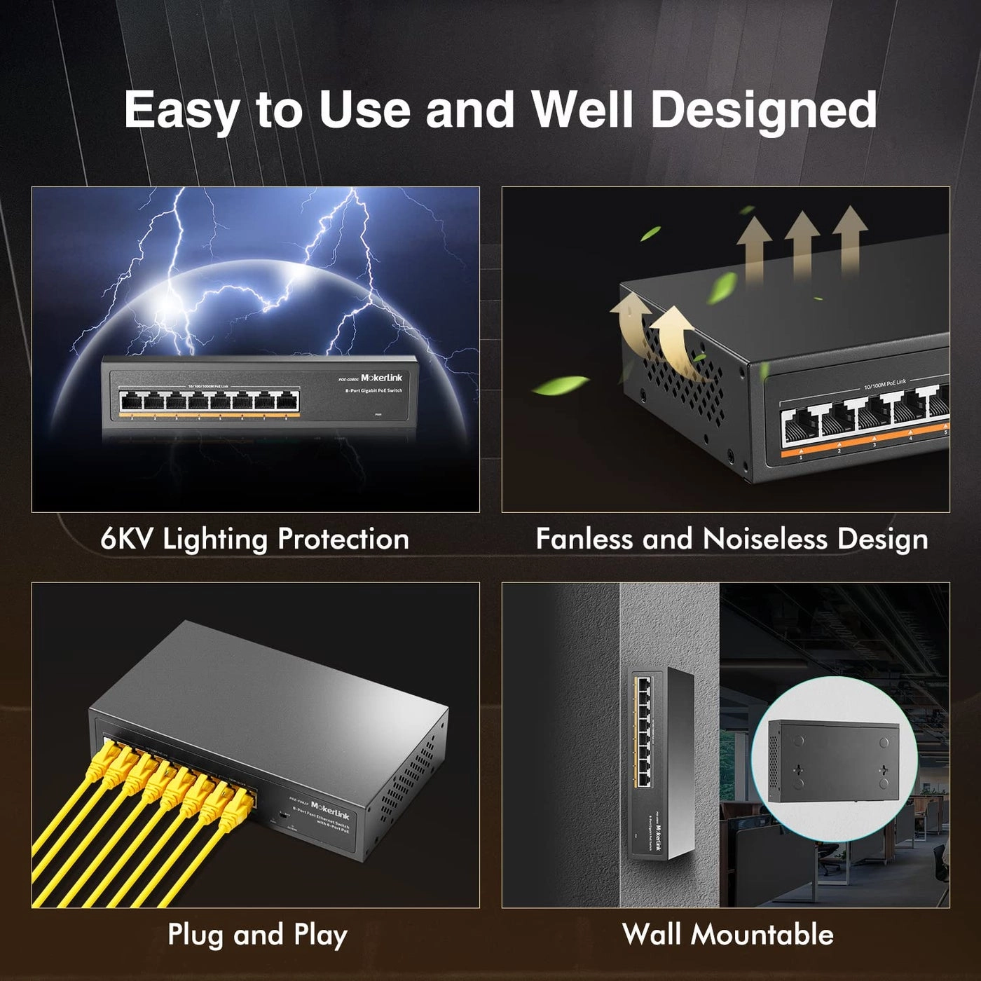 Ethernet Switch 8-ports