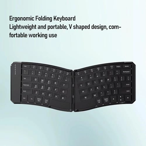 Ergonomic Foldable Keyboard - Wireless