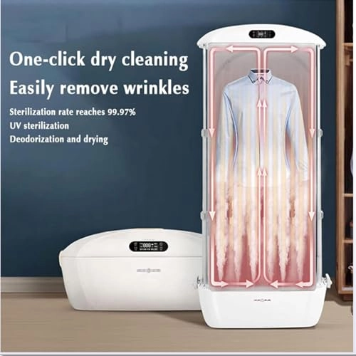 Clothes care machine - 900W steam 600W drying